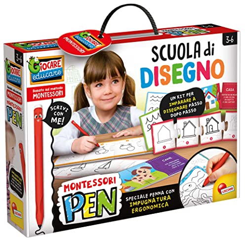 Liscianigiochi 101696 Lisciani Giochi Montessori Pen Zeichenschule, Mehrfarbig, M von Liscianigiochi