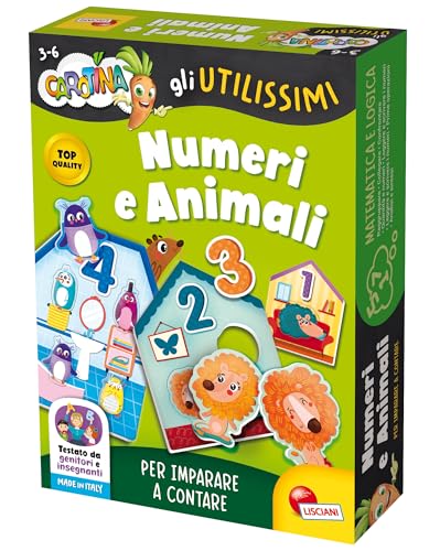 Liscianigiochi 102365 Carotin DIE NÜTZLICHEN Nummern UND Tiere von Liscianigiochi