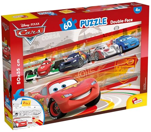 Liscianigiochi 47925 Cars The Movie Double face, Cars Puzzle 60 Teil von Liscianigiochi