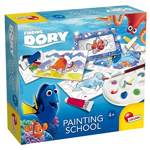 Liscianigiochi 54077 Painting School Finding Nemo/Finding Dory Spiel, Mehrfarbig von Liscianigiochi