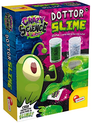 Liscianigiochi 73023 - Crazy Science Dottor Slime Ass, Mehrfarbig, Display 1 Stück, 19 x 26 x 5 von Liscianigiochi