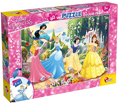 Liscianigiochi 74044 Disney Princess Prinzessin, Prinzessinnen Puzzle 60 Teile von Liscianigiochi