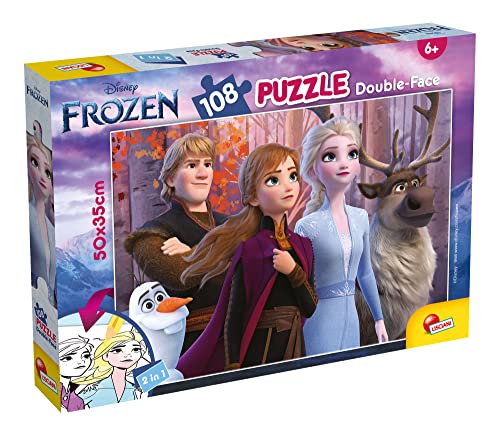 Ausmal-Puzzle (50x35cm) 108 Teile, Die Eiskönigin von Liscianigiochi