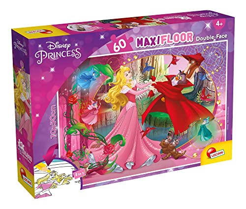 Liscianigiochi 91768 Disney Puzzle Df Maxi Floor 60 Aurora Bella schlafend, Nicht Zutreffend von Liscianigiochi