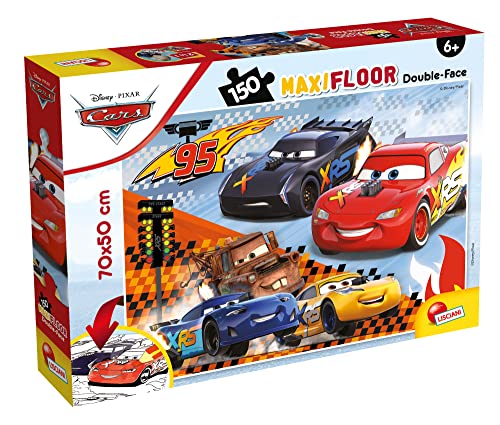 Liscianigiochi 91805 Disney Cars Df Maxi Floor Puzzle 150 Teile von Liscianigiochi