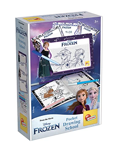 Liscianigiochi 92192 Disney Pocket Drawing School, Frozen Taschen Zeichenschule, M von Liscianigiochi