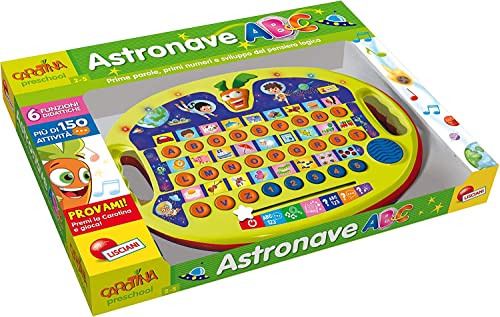 Liscianigiochi 95063 Karotten-Raumschiff ABC von Liscianigiochi