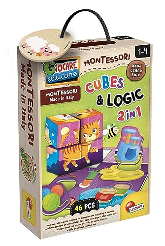 Liscianigiochi 96879 Cubes and Logic, Montessori Würfel und Logik von Liscianigiochi