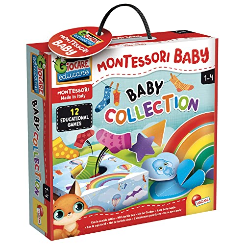 Liscianigiochi 97111 Montessori Baby Raccolta Giochi, BABY-12 BILDUNGSSPIELE-Box, M von Liscianigiochi