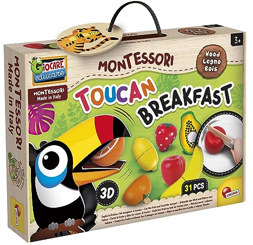 Liscianigiochi 98378 Wood Toucan Breakfast, Montessori Baby-TUKAN-FRÜHSTÜCK 31p Liscianigiochi 98378 Wood Toucan Breakfast, Montessori Baby-TUKAN-FRÜHSTÜCK 31p von Liscianigiochi