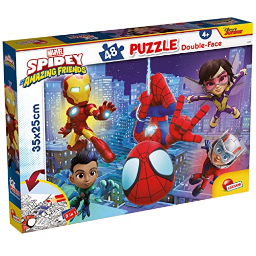 Liscianigiochi 99610 Lisciani Games Marvel Puzzle DF M-Plus 48 Spidey von Liscianigiochi