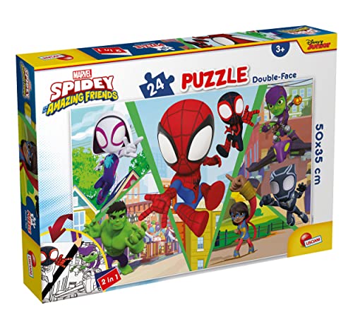 Liscianigiochi 99672 Lisciani Spiele Marvel Puzzle DF Plus 24 Spidey Let's Challenge von Liscianigiochi