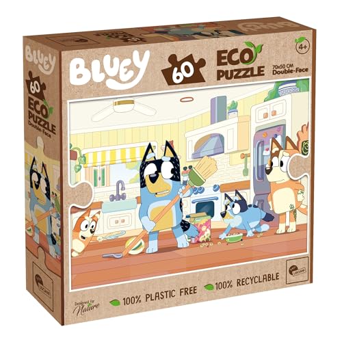 Liscianigiochi Bluey Eco Puzzle df 60, 104819, Mehrfarbig von Liscianigiochi