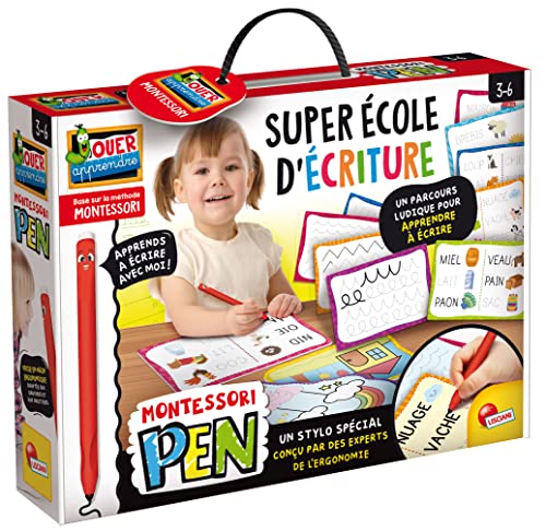 Liscianigiochi FR97081 Lisciani Lernspiele Plus Das Loto Touchscreen der Tiere – FR72460, Weiß, Montessori Pen – Super Schul-Set mit Stift von Liscianigiochi