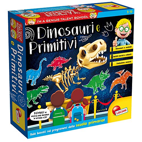 Liscianigiochi Kleine Genio Talent School Dinosaurier und Primitive Männer, 48922 von Liscianigiochi