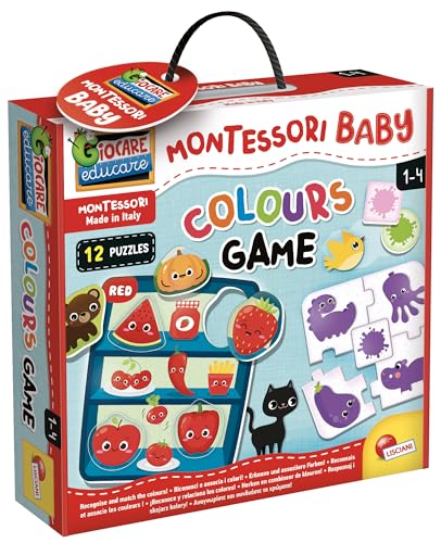 Liscianigiochi Montessori Baby Colour Game, 105991, Mehrfarbig, one Size von Liscianigiochi