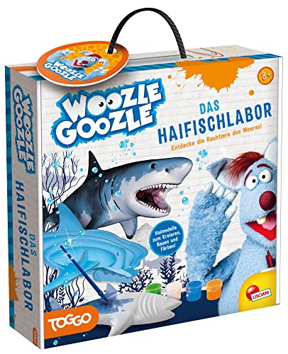 WOOZLE GOOZLE DAS LABOR DER HAIFISCHE , Entdecke die Raubtiere des Meeres! , Experimentierset für Einsteiger und Kinder ab 7 Jahre von Liscianigiochi