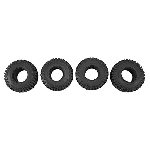 Lisher 4 Stück 110 mm 1.9 Reifen aus Gummi für 1/10 Auto Fernbedienung auf Axial SCX10 90046 SCX10 III AXI03007 TRX4 D90 von Lisher