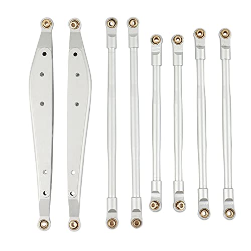 Lisher 8-teiliges Set mit Leckarmen, für hintere Stange aus Metall, für Zubehör für Teile und Zubehör, zur Befestigung von Rohren, AXIAL RBX10 Ryft 1/10, 2 Stück von Lisher