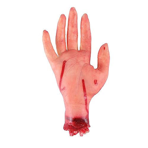 Lisher Bloody Horror gruselig Halloween Prop Falscher Schnitt Leben Größe Arm Haus 19 x 10,5 cm von Lisher
