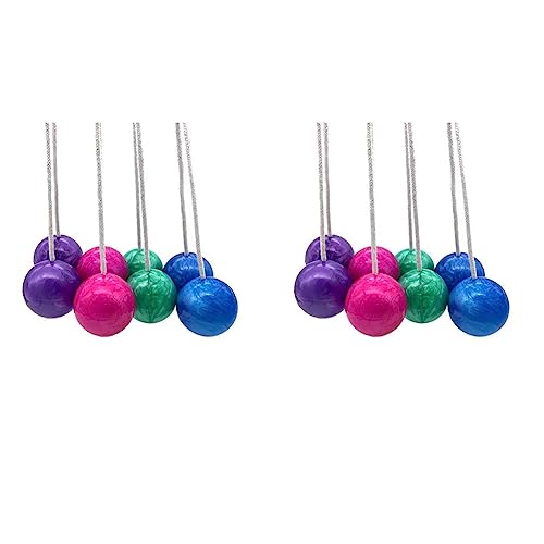 Lisher Click Clacker Balls Fidget Toy Anti-Stress-Bälle für String Swinging Popper, Noise Maker von Lisher
