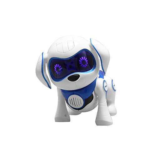 Lisher Hunderoboter, elektronisch, für Tiere ohne Roboter, Welpen, intelligenter Sensor, Gehen, Sprechen, Hunde, Roboter, Spielzeug für Tiere für Kinder, Jungen, Mädchen, Blau von Lisher