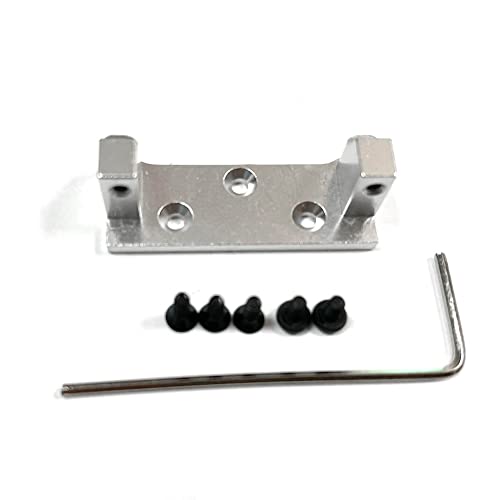 Lisher Servohalterung aus Metall für HBX 2098B 1/24 RC Car Upgrades Parts Zubehör, Silber von Lisher