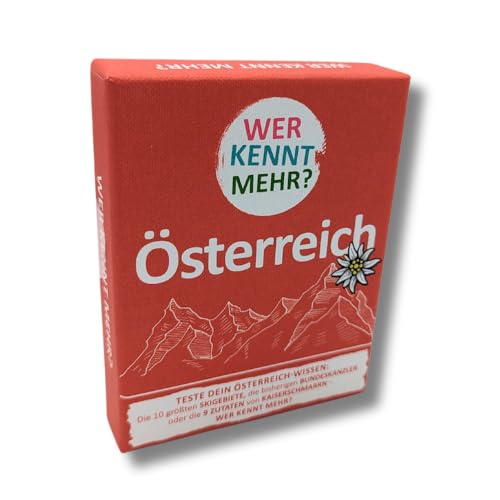 Listenwissen Wer kennt mehr I Teste Dein Allgemeinwissen in 50 Listen I für Erwachsene I Gesellschaftsspiele I Kartenspiele I Wissensspiele I Familienspiele (Österreich Edition) von Listenwissen