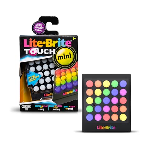 Basic Fun Lite-Brite Touch Mini – LED Lichtkunst-Spielzeug für Kreativen Spaß von Lite Brite