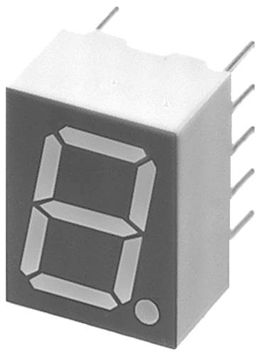 Lite-On 7-Segment-Anzeige Grün 10mm 2.05V Ziffernanzahl: 1 von Lite-on