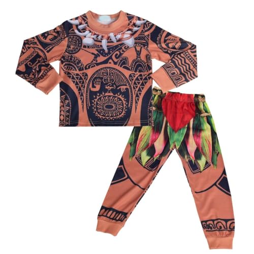 Lito Angels Kostüm Kleid Pyjama für Kleinkind Kinder Jungen Sweartshirt Hose Cosplay Verkleidung Schlafanzug Größe Gr. 5-6 Jahre 116 von Lito Angels