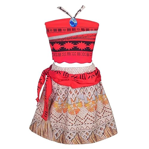 Lito Angels Prinzessin Moana Vaiana Kostüm Kleid Verkleidung für Baby Mädchen Größe 12-24 Monate 86 92 von Lito Angels