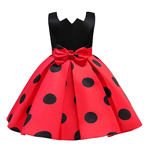 Lito Angels Marienkäfer Ladybug Kleid Kostüm Verkleidung Kinder Mädchen Größe 10-11 Jahre 146 von Lito Angels