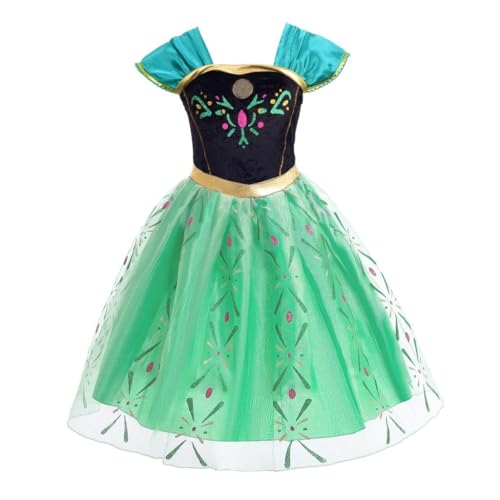 Lito Angels Prinzessin Anna Krönung Kleid Eiskönigin Kostüm Verkleiden für Baby Mädchen, Größe 9-12 Monate 74, Grün Lito Angels Prinzessin Anna Krönung Kleid Eiskönigin Kostüm Verkleiden für Baby Mädchen, Größe 9-12 Monate 74, Grün von Lito Angels