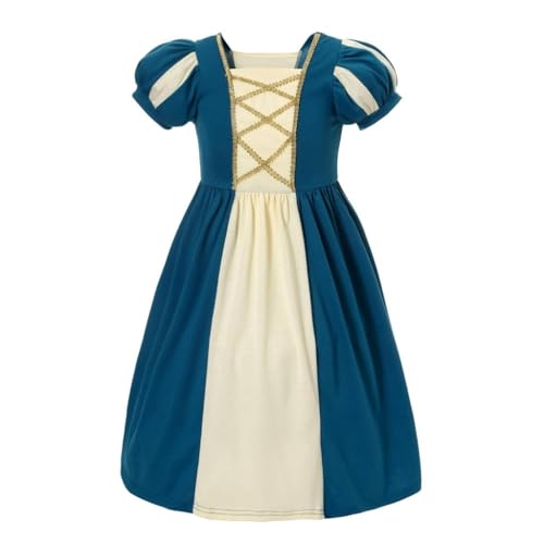 Lito Angels Prinzessin Merida Kleid Kostüm Verkleidung für Kinder Mädchen Größe 7-8 Jahre 128 (Tag-Nummer 130) von Lito Angels