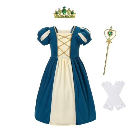 Lito Angels Prinzessin Merida Kleid Kostüm Verkleidung mit Zubehör für Kinder Mädchen Größe 2-3 Jahre 98 (Tag-Nummer 90) von Lito Angels