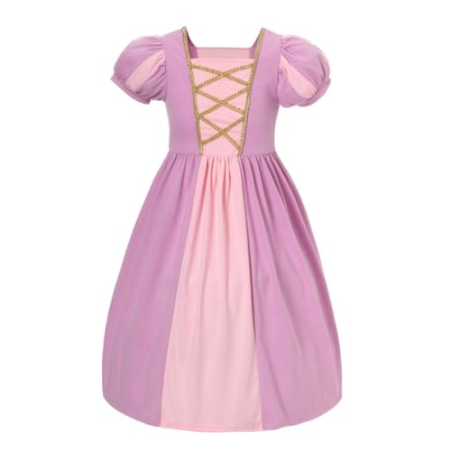 Lito Angels Prinzessin Rapunzel Kleid Kostüm Verkleidung für Kinder Mädchen Größe 3-4 Jahre 104 (Tag-Nummer 100) von Lito Angels