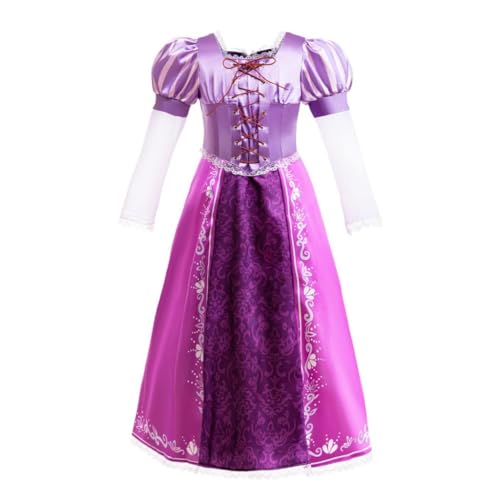 Lito Angels Prinzessin Rapunzel Kostüm Kleid Verkleidung für Baby Mädchen Größe 18-24 Monate 92, Violett von Lito Angels