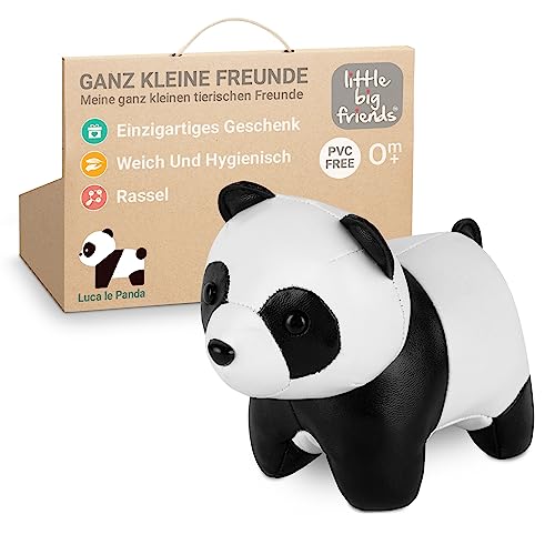 Little Big Friends Kleine Freunde | Rasselspielzeug | Spezielles Stofftier | Leicht zu reinigen | Luca der Panda Little Big Friends Kleine Freunde | Rasselspielzeug | Spezielles Stofftier | Leicht zu reinigen | Luca der Panda von Little Big Friends