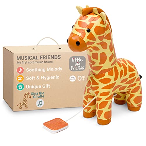 Little Big Friends Musical Friends | Musikalisches Schnurzug-Spielzeug für Babys | Besonderes Stofftier | Leicht zu reinigen | hypoallergen | Gina die Giraffe Little Big Friends Musical Friends | Musikalisches Schnurzug-Spielzeug für Babys | Besonderes Stofftier | Leicht zu reinigen | hypoallergen | Gina die Giraffe von Little Big Friends