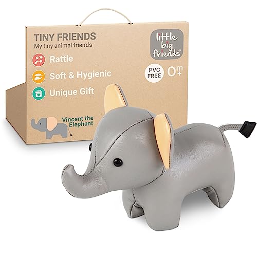 Little Big Friends Tiny Friends Rassel Spielzeug Anhänger Dschungeltiere Elefant 0m+ | 303006 Little Big Friends Tiny Friends Rassel Spielzeug Anhänger Dschungeltiere Elefant 0m+ | 303006 von Little Big Friends