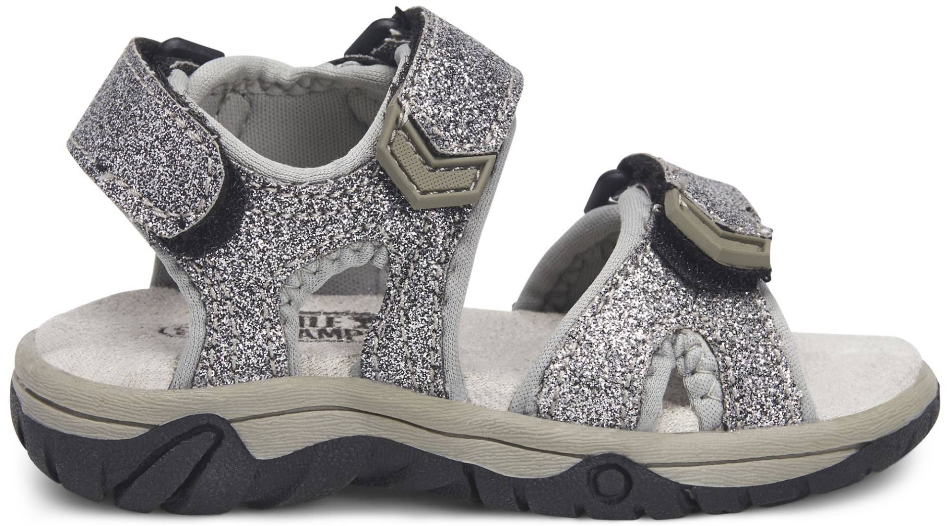 Little Champs Race Glitter Kinder Sandalen, Silver 24 von Little Champs