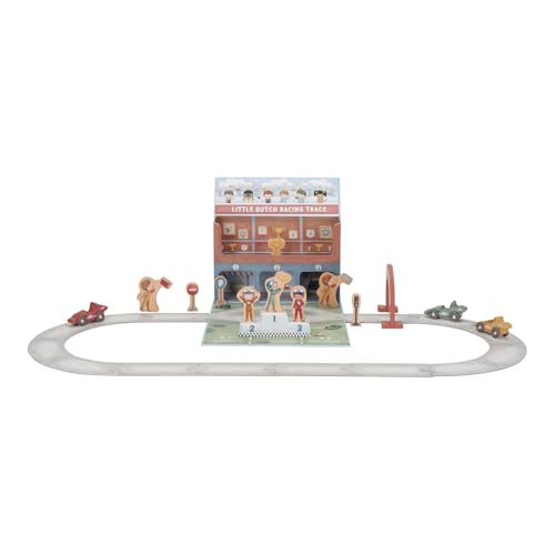 Little Dutch 2524 Rennbahn in Spielkoffer mit Zubehör - blau Little Dutch 2524 Rennbahn in Spielkoffer mit Zubehör - blau von Little Dutch