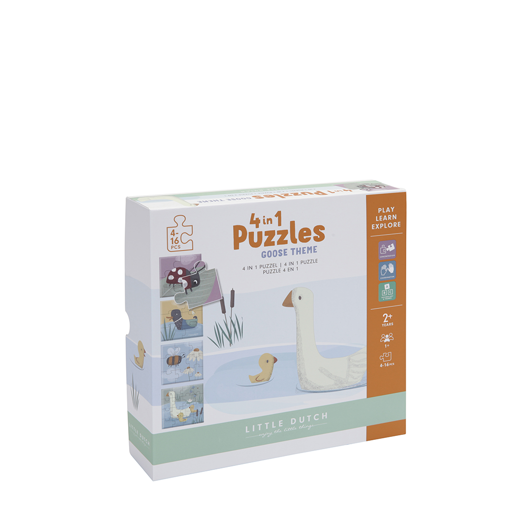 Little Dutch 4-in-1 Puzzle Goose FSC von Little Dutch