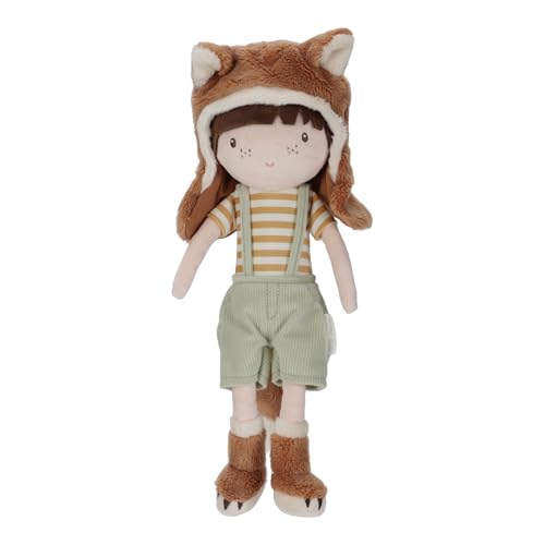 Little Dutch 4571 Stoffpuppe Kuschelpuppe Fuchs Sam - Forest Friends (35 cm) von Little Dutch