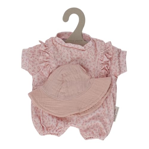 Little Dutch 4582 Puppenbekleidung 2-teiliges Set für Babypuppen von 33-36 cm - rosa von Little Dutch