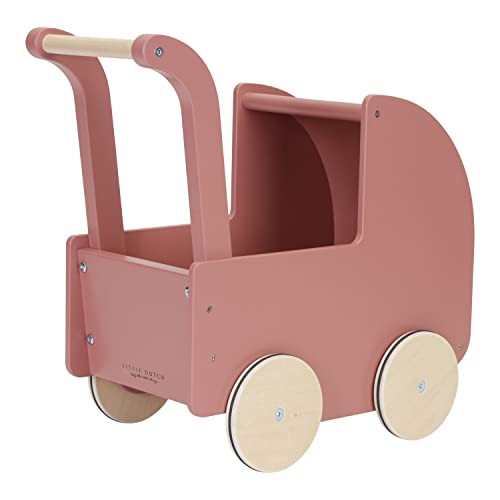 Little Dutch 7096 FSC Holz Puppenwagen - Flowers & Butterflies von Little Dutch