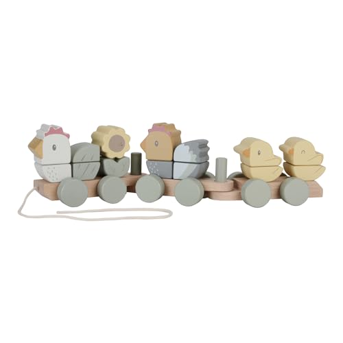 Little Dutch 7135 FSC Holz Eisenbahn Zug mit Steck-Formen Huhn - Little Farm Little Dutch 7135 FSC Holz Eisenbahn Zug mit Steck-Formen Huhn - Little Farm von Little Dutch
