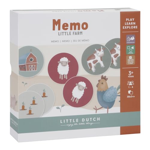 Little Dutch 7138 Memo Spiel 40-Teile Bauernhof - Little Farm Little Dutch 7138 Memo Spiel 40-Teile Bauernhof - Little Farm von Little Dutch