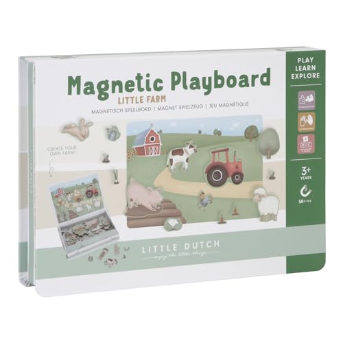 Little Dutch 7159 Magnet Spielbox Bauernhof - Little Farm von Little Dutch